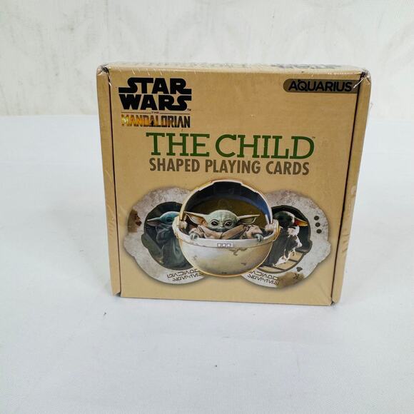 5 for $25| Star Wars Mandalorian Playing Cards The Child | Shaped Playing Cards - Picture 4 of 4